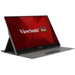 ViewSonic TD1655 - portable/ 15.6" Touch/ IPS/ 16:9/ 1920x1080/ 6.5ms/ 250cd/m2/ miniHDMI/ 2xUSB-C/ integrated stand/ speakers