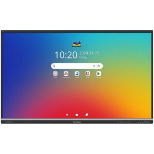 ViewSonic touch panel IFP6551 4K 65" Android 14 EDLA, 50 Multi touch, 450nits, 16G RAM/128GB, OPS slot, HDMI, VGA, DP, USB