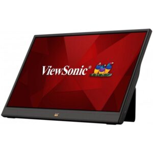 ViewSonic VA1655 - portable monitor/ 15.6"/ IPS/ 16:9/ 1920x1080/ 7ms/ 250cd/m2/ miniHDMI/ 2xUSB-C/ integrated stand/ speakers