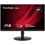 ViewSonic VA2408-HDJ / 23.8"/ IPS/ 16:9/ 1920x1080/ 5ms/ 100Hz/ 250cd/m2/ HDMI / VGA / DP / height setting