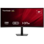 ViewSonic VA3820C '38" 21:9 3840 x 1600, SuperClear® IPS curved monitor, 2 HDMI, DP, USB, USB-C 96W, speakers, height adjustment
