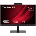 ViewSonic VG2441V '24" 16:9 1920 x 1080 FHD SuperClear® IPS , 120Hz, HDMI, DP, Webcam, microphone, USB, Speakers