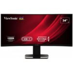 ViewSonic VG3419C / 34" curved/ VA/ 21:9/ 3440x1440/ 3.5ms/ 300cd/m2/ DP/ HDMI/ USB/ RJ45/ Speaker