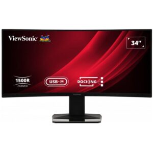 ViewSonic VG3419C / 34" curved/ VA/ 21:9/ 3440x1440/ 3.5ms/ 300cd/m2/ DP/ HDMI/ USB/ RJ45/ Speaker
