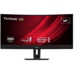 ViewSonic VG3456C / 34" curved/ VA/ 21:9/ 3440x1440/ 5ms/ 400cd/m2/ DP/ HDMI/ USB/ RJ45/ Speaker/height adjust.