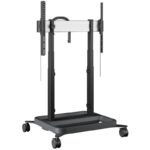 Vogels RISE Electric mobile TV lift, premium wheels, speed 80 mm/s black