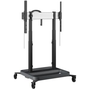 Vogels RISE Electric mobile TV lift, standard wheels, speed 50 mm/s black
