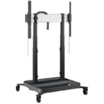 Vogels RISE Electric mobile TV lift, standard wheels, speed 80 mm/s black