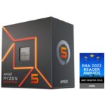 AMD Ryzen 5 7600 / LGA AM5 / max. 5.1GHz / 6C/12T / 38MB / 65W TDP / BOX incl. Wraith Stealth coolers
