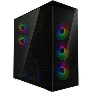 ARCTIC Xtender case / E-ATX / 2x120mm ARGB fan / 2xUSB / USB-C / vertical GPU kit / tinted glass / black