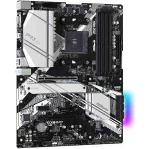 ASRock B550 Pro4 / AMD B550 / AM4 / 4x DDR4 DIMM / VGA / HDMI / 2x M.2 / USB-C / ATX