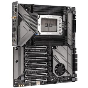 ASRock WRX80 Creator / AMD WRX80 / 8x DDR4 DIMM / 2x M.2 / 1x U.2 / 2x TB4 / 2x MiniDP / 2x 10GLAN / WiFi / EATX