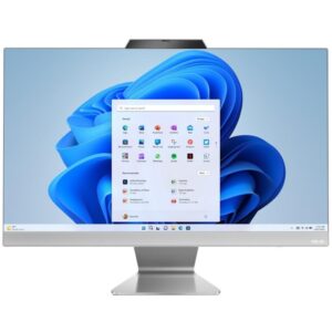 ASUS ExpertCenter M3/ AiO/ Ryzen 5 7520U/ 8GB/ 512GB/ Radeon Graphics/ 23.8"FHD, matte/ W11H/ kbd+mouse/ white