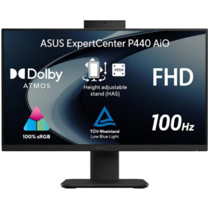 ASUS P4 AiO/ i3-1315U/ 8GB/ 512 GB SSD/ Intel® Graphics/ 23.8"FHD, matte/ W11P EDU/ kbd+mouse/ black