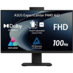 ASUS P4 AiO/ i5-13420H/ 16GB/ 1TB SSD/ Intel UHD/ 23.8"FHD, matte/ W11H/ kbd+mouse/ black