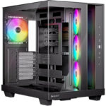 Be quiet! case LIGHT BASE 500 LX / MidT / 4x120mm ARGB fans / 2 x USB 3.2 / USB-C / panoramic / black