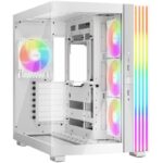 Be quiet! case LIGHT BASE 600LX / ATX / 4x120mm ARGB fan / 2xUSB 3.0 / USB-C / panoramic / white