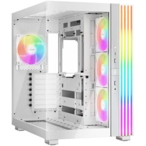 Be quiet! case LIGHT BASE 600LX / ATX / 4x120mm ARGB fan / 2xUSB 3.0 / USB-C / panoramic / white