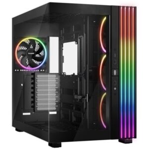 Be quiet! case LIGHT BASE 900FX / ATX / ARGB strip / 4x140mm ARGB fan / 2xUSB 3.0 / USB-C / panoramic / black