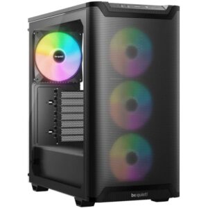 Be quiet! case PURE BASE 501LX / ATX / 4xARGB fan / USB-C / 2xUSB 3.2 / tempered glass / black