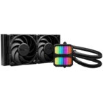 Be quiet! CPU water cooler Silent Loop 3 ARGB 240mm / 2x120mm PWM fan / Intel and AMD / black
