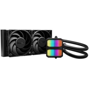 Be quiet! CPU water cooler Silent Loop 3 ARGB 240mm / 2x120mm PWM fan / Intel and AMD / black