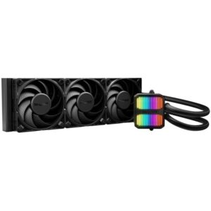 Be quiet! CPU water cooler Silent Loop 3 ARGB 360mm / 3x120mm PWM fan / Intel and AMD / black