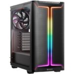 Be quiet! PURE BASE 501DX case / ATX / 3x140mm PWM fan / ARGB LED strip / USB3.2 / tempered glass / black