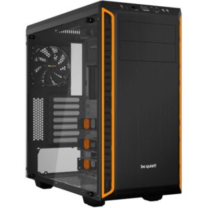 Be quiet! PURE BASE 600 Window case / MidT / transparent side panel / without power supply / 2xUSB 3.0 / black-orange
