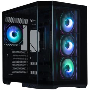 BitFenix case T10 Negro / ATX / 4x 120mm ARGB fan + controller / USB 3.0 / USB-C / panoramic / black