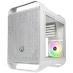 BitFenix Prodigy M 2022 case / mATX / 1x60mm +3x120mm ARGB fan / 2xUSB 3.0 / tempered glass / white