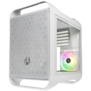 BitFenix Prodigy M 2022 case / mATX / 1x60mm +3x120mm ARGB fan / 2xUSB 3.0 / tempered glass / white