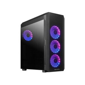 CHIEFTEC MidT Scorpion 4 GL-04B-UC-OP / ATX / 2x USB3.0 / USB-C / 4x120mm fan / ARGB / transparent side panel / black