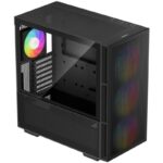 DEEPCOOL case CH560 / MidT / 3x140 and 120mm ARGB fan / USB 3.0 / tempered glass / black