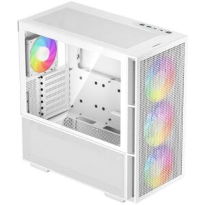 DEEPCOOL case CH560 / MidT / 3x140 and 120mm ARGB fan / USB 3.0 / tempered glass / white