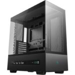 DEEPCOOL case CH690 DIGITAL ATX / 2xUSB 3.0 / USB-C / up to 10x gan / panoramic / black