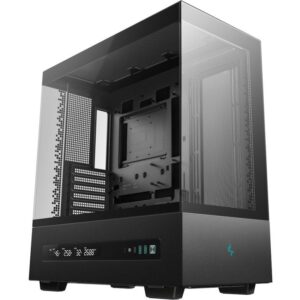 DEEPCOOL case CH690 DIGITAL ATX / 2xUSB 3.0 / USB-C / up to 10x gan / panoramic / black