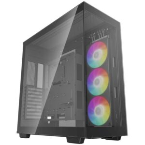 DEEPCOOL case CH780 / ATX / 420 mm fan ARGB / 4xUSB 3.0 / USB-C / glass / black