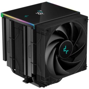 DEEPCOOL cooler AK620 Digital / 2x120mm fan / 6x heatpipes / for Intel and AMD / complete black / digital display