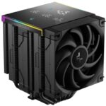 DEEPCOOL cooler AK620 Digital Pro / 2x120mm fan / 6x heatpipes / for Intel and AMD / black / digital display multiple values