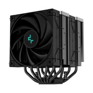 DEEPCOOL cooler AK620 Zero Dark / 2x120mm fan / 6x heatpipes / for Intel and AMD / set black