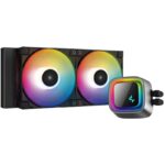 DEEPCOOL water cooler LS520 / 2x120 mm fan / ARGB / Intel and AMD