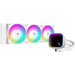 DEEPCOOL water cooler LS720 SE / 3x120 mm fan / ARGB / Intel and AMD / for SI / white