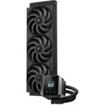 DEEPCOOL water cooler MYSTIQUE 360 / 3x120mm fan / digital display / Intel and AMD / black
