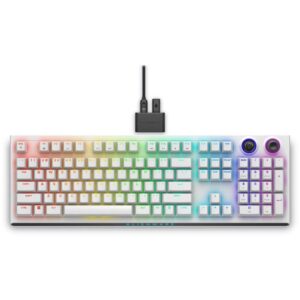 DELL keyboard Alienware Tri-Mode Wireless Gaming Keyboard (/ AW920K/ US/ Int./ inter./ Lunar Light)