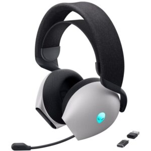 DELL wireless headset AW725H/ Wireless gaming Tri - mode Headset/ headphones + microphone/ white