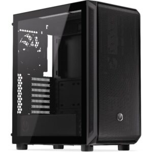 Endorfy Arx 500 Core case / ATX / 2 x 140mm fan (up to 7 fans) / 2xUSB-A / USB-C / tempered glass / mesh panel / black