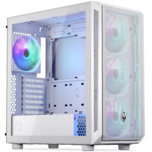 Endorfy Arx 700 ARGB case / ATX / 4x 140 ARGB fan (up to 8 fans) / 2x USB / USB-C / mesh back / tempered glass / white