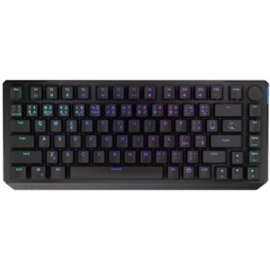 Endorfy gaming keyboard Thock 75% Wireless Black /RGB/ black sw. / wireless / CZ / SK lay. / shortened /black