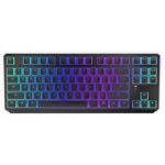 Endorfy gaming keyboard Thock TKL Wireless Red Pudding / RGB / red sw. / wireless / mechanical / US layout / black